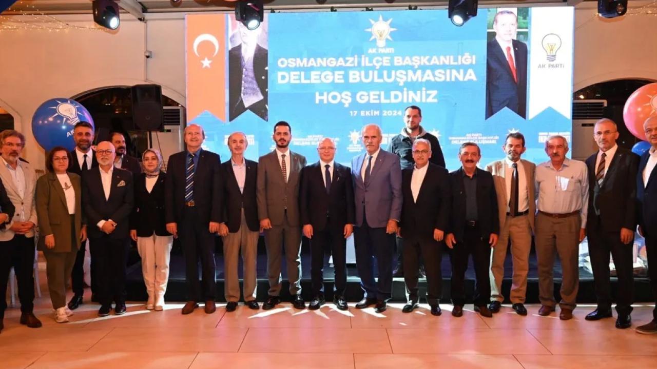 AK Parti Osmangazi İlçe Başkanlığı, 2 Kasım Cumartesi günü saat