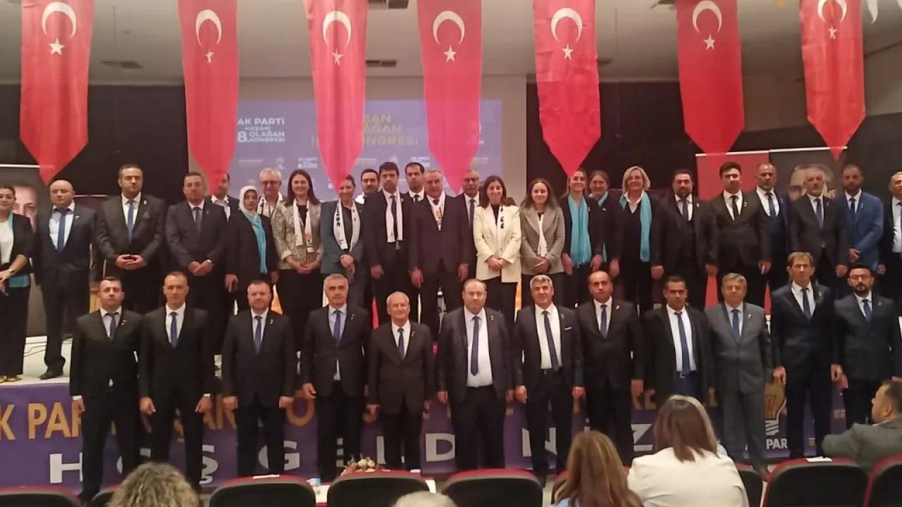 Edirne'nin Keşan ilçesinde gerçekleştirilen AK Parti İlçe Başkanlığı'nın genel şurasında