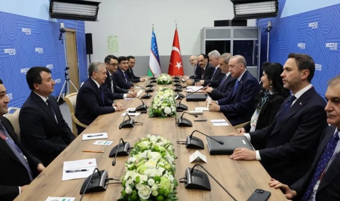 Cumhurbaşkanı Recep Tayyip Erdoğan, 16. BRICS Tepesi için gittiği Tataristan’da