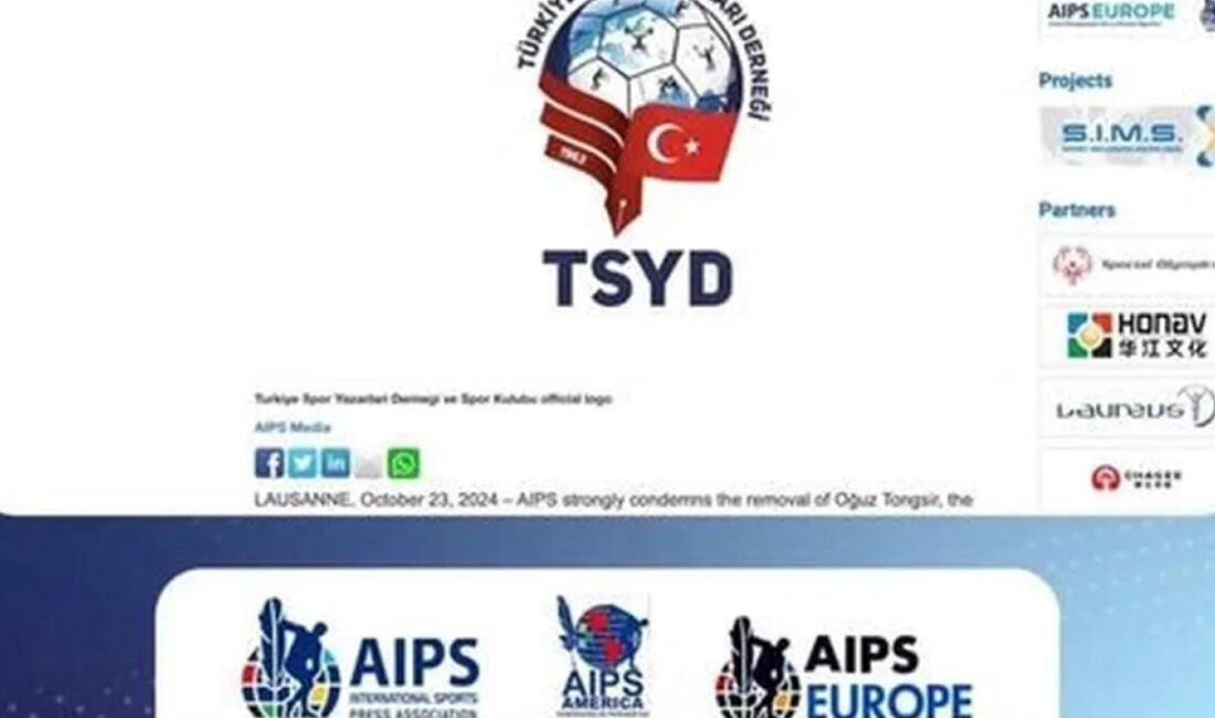 Dünya Spor Muharrirleri Derneği (AIPS) ve birçok ülkenin meslek kuruluşu,