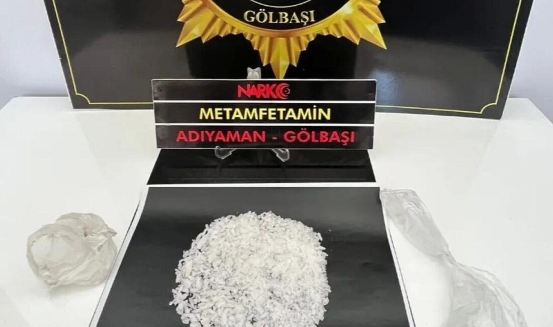 Adıyaman’ın Gölbaşı ilçesinde, Narkotik Kabahatlerle Çaba Ofis Amirliği takımları tarafından