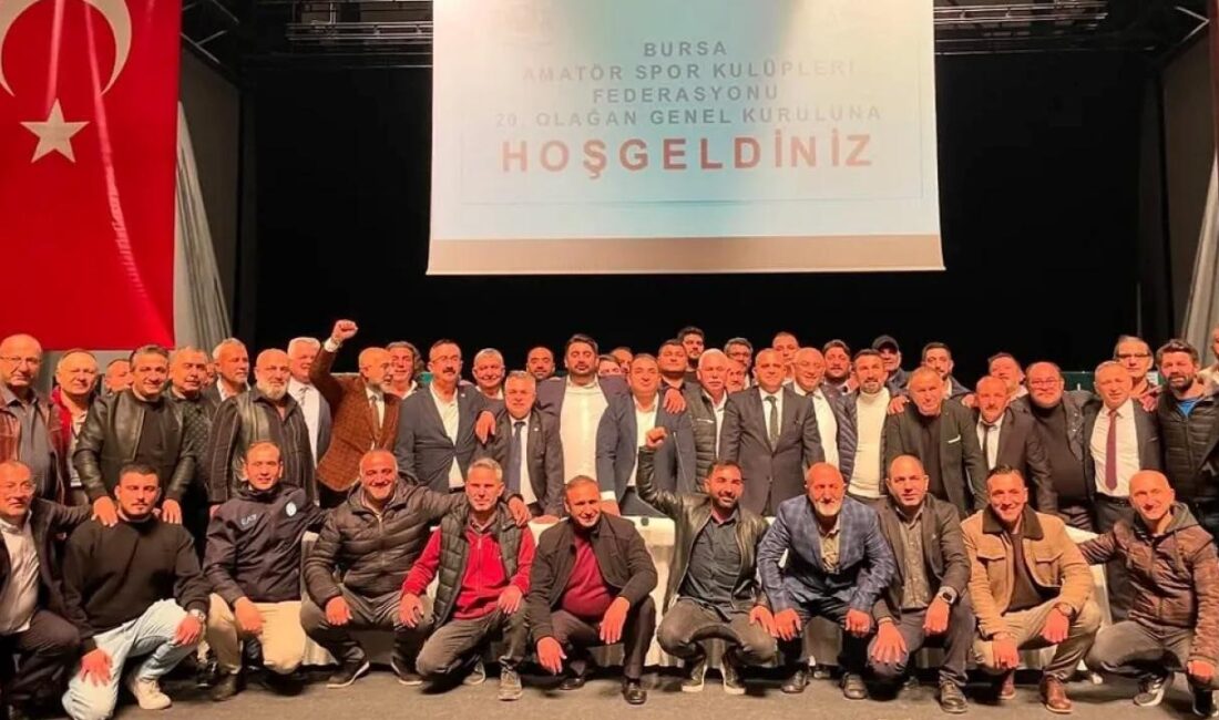 Bursa Amatör Spor Kulüpleri Federasyonu olağan genel konseyinde gerçekleştirilen seçimlerde