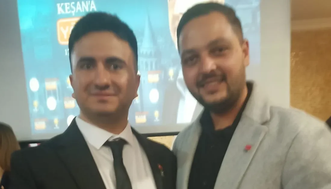 Edirne'nin Keşan ilçesinde AK Parti Gençlik Kolları’nda İsa Vural güven