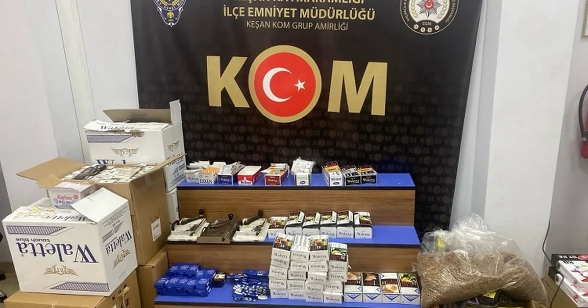 Edirne Keşan'da kaçakçılıkla mücadele kararlılıkla devam ediyor.