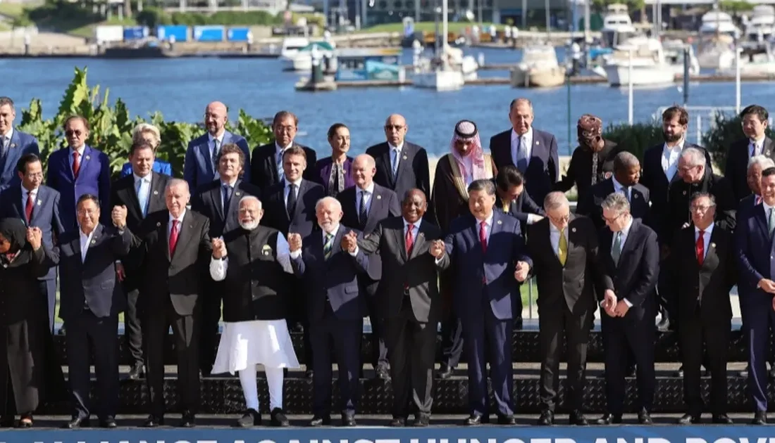 Cumhurbaşkanı Recep Tayyip Erdoğan, Brezilya'nın Rio de Janeiro kentinde düzenlenen