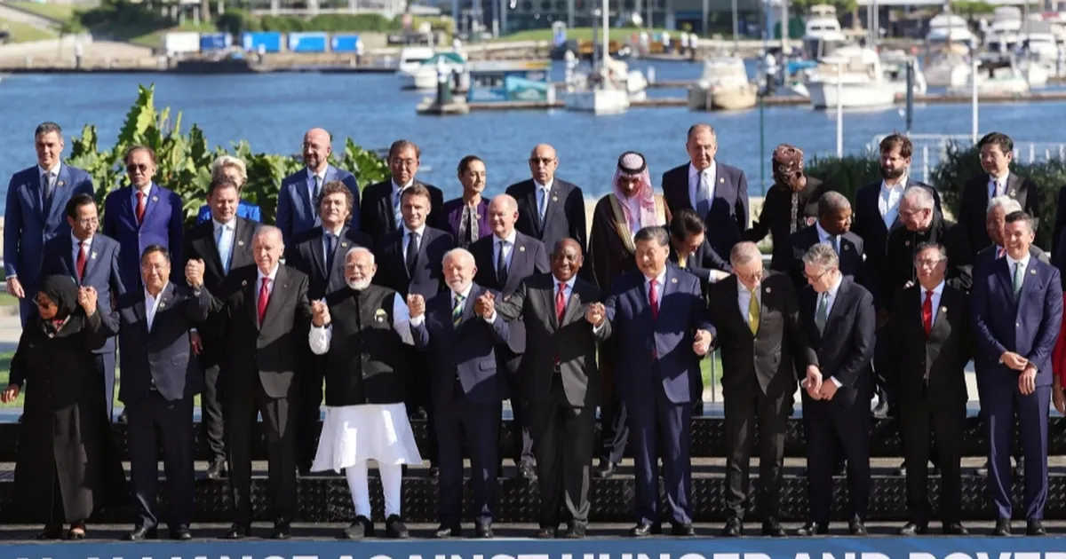 Cumhurbaşkanı Recep Tayyip Erdoğan, Brezilya'nın Rio de Janeiro kentinde düzenlenen