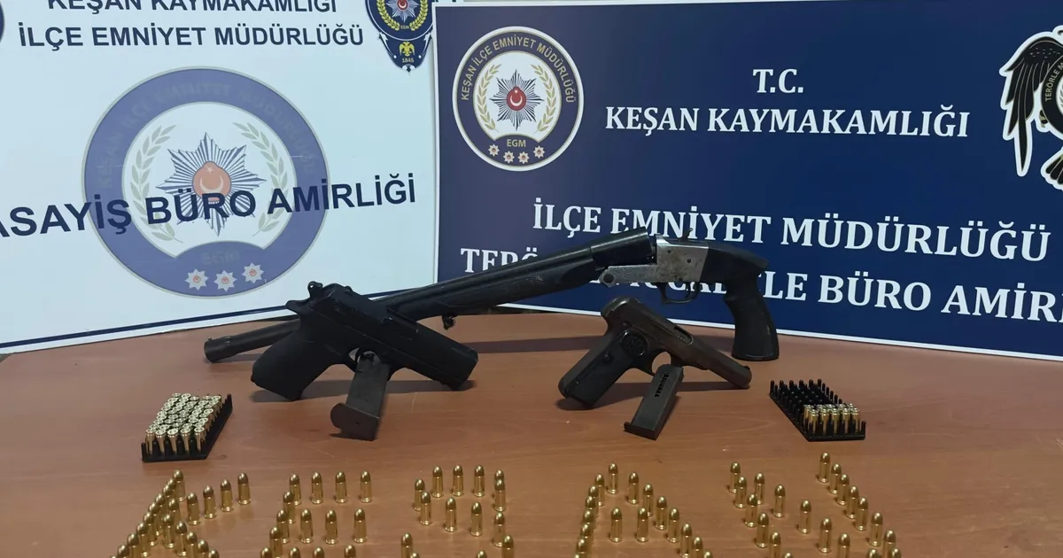 Edirne'nin Keşan ilçesinde gerçekleştirilen başarılı bir operasyonla, hakkında yakalama kararı
