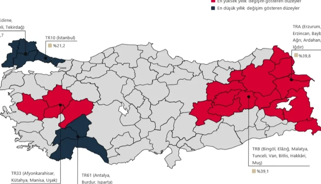 Merkez Bankası 2024 yılı Ekim ayında Konut Fiyat Endeksi'ni açıkladı.