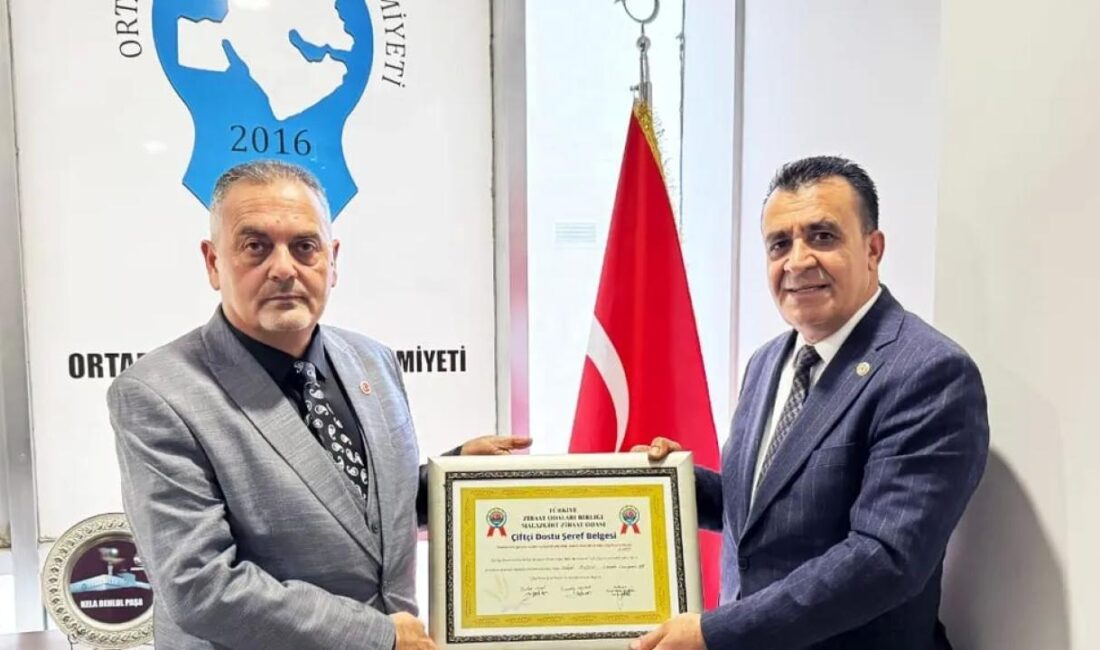 Malazgirt Ziraat Odası (MZOB) Lideri Tahsin Kılıç, Ortadoğu Gazeteciler Cemiyeti