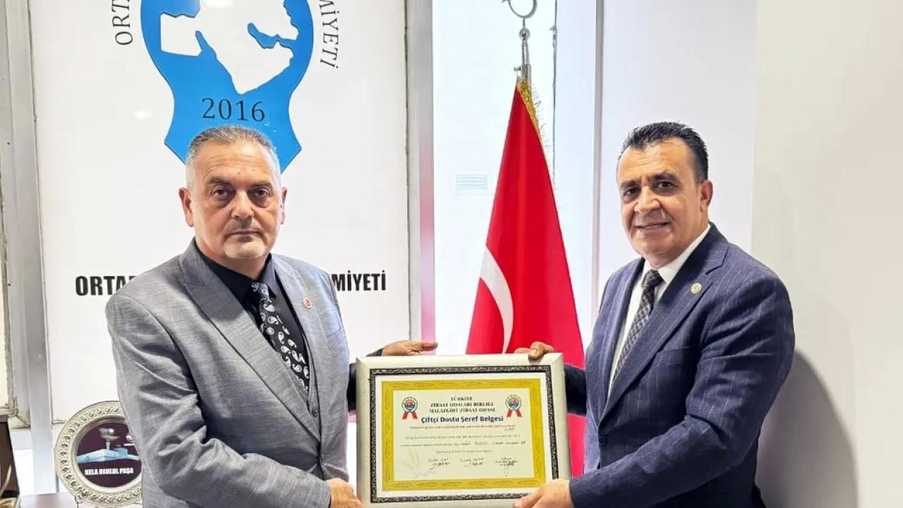 Malazgirt Ziraat Odası (MZOB) Lideri Tahsin Kılıç, Ortadoğu Gazeteciler Cemiyeti
