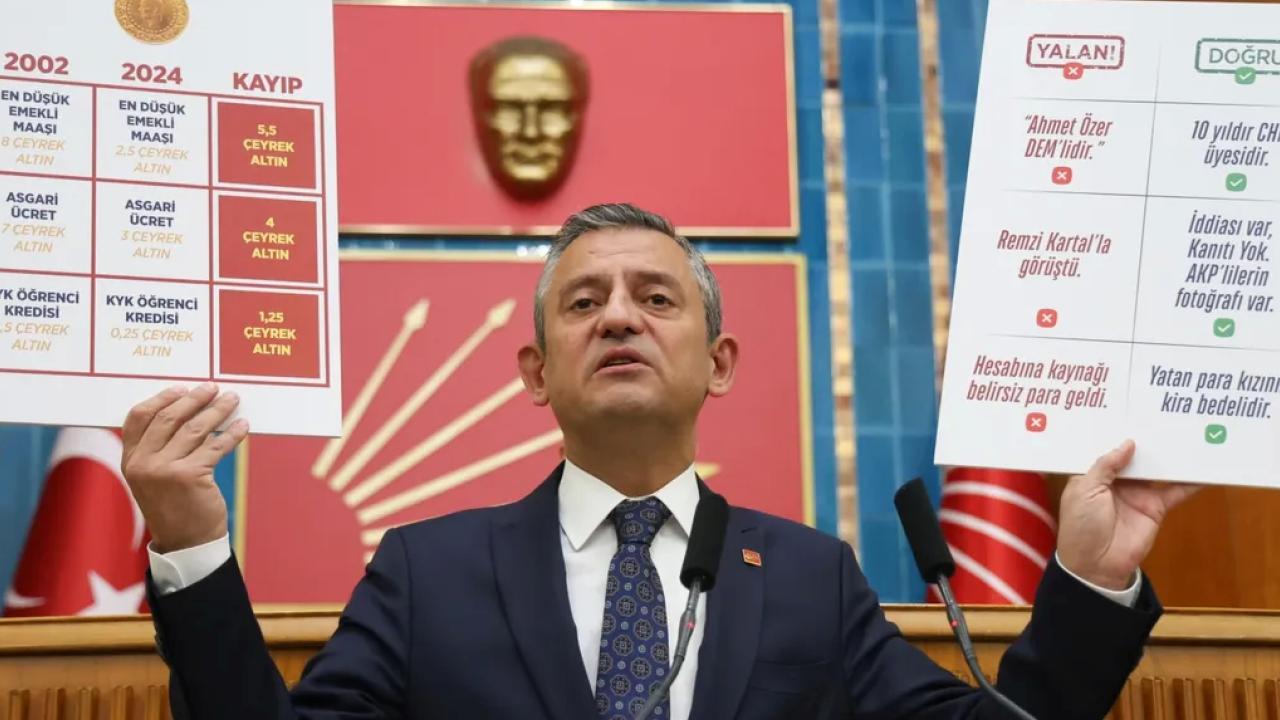 CHP Genel Başkanı Özgür Özel, 17 bin 2 lira olan