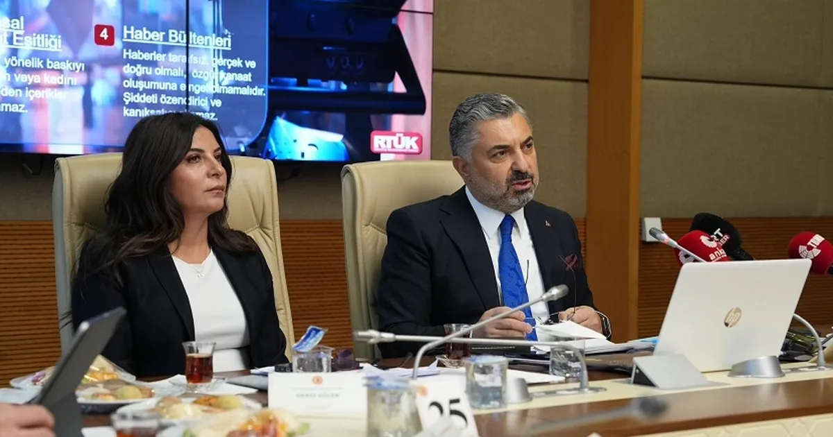 Radyo ve Televizyon Üst Kurulu (RTÜK) Başkanı Ebubekir Şahin, 