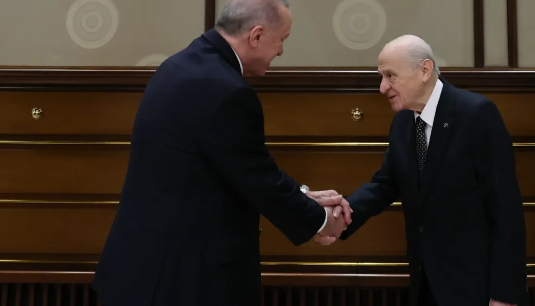 MHP Genel Başkanı Devlet Bahçeli ile Cumhurbaşkanı Recep Tayyip Erdoğan'ın