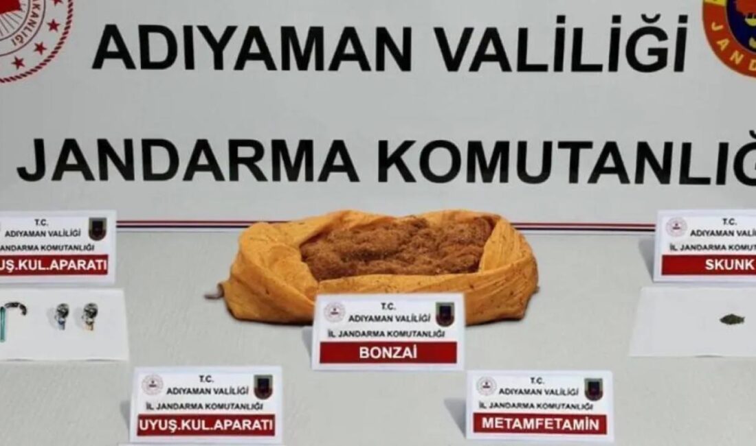 Adıyaman İl Jandarma Komutanlığı ekipleri, zehir tacirlerine yönelik başarılı bir