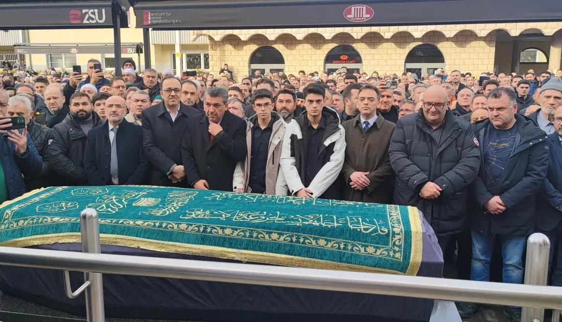 Almanya'da kaybolan Kütahyalı imamın cenaze namazı kılındı