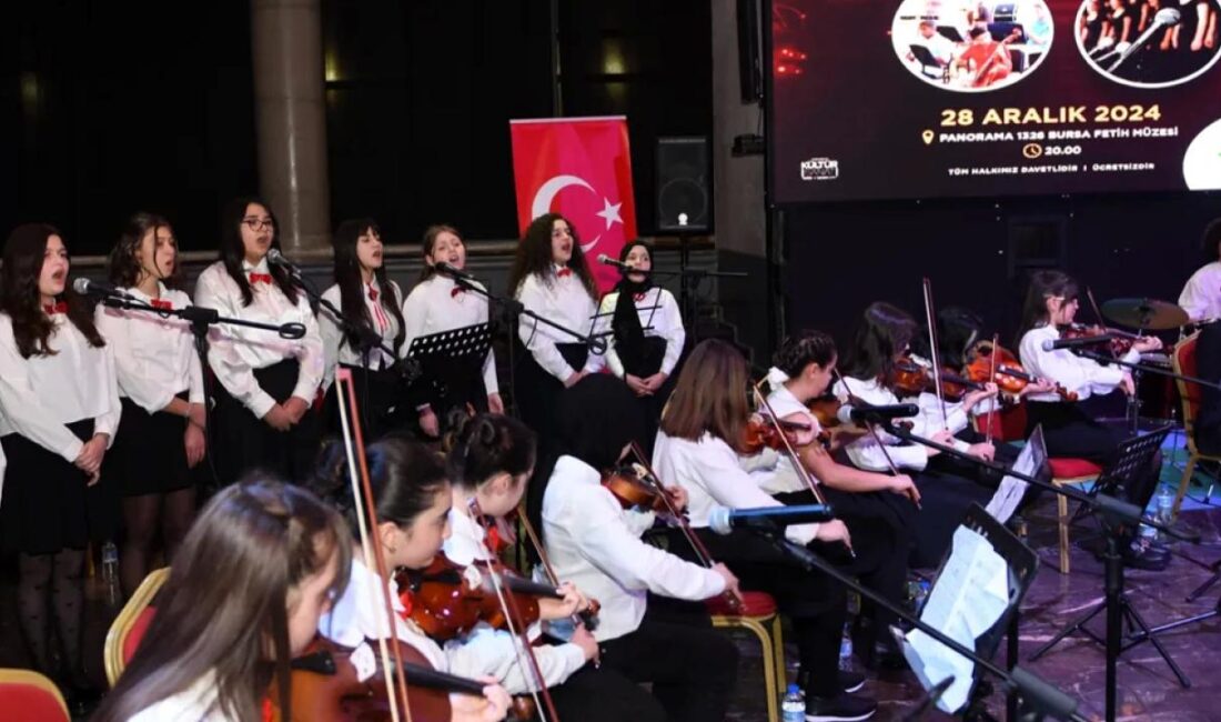 Bursa Osmangazi’de yeni yıl coşkusu Osmangazi Belediyesi Gençlik Orkestrası ve