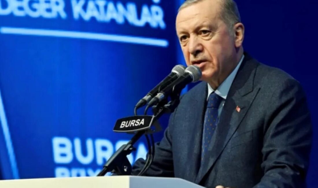 Cumhurbaşkanı Erdoğan, Bursa'da katıldığı Ekonomiye Değer Katanlar Ödül Töreni'nde yapay