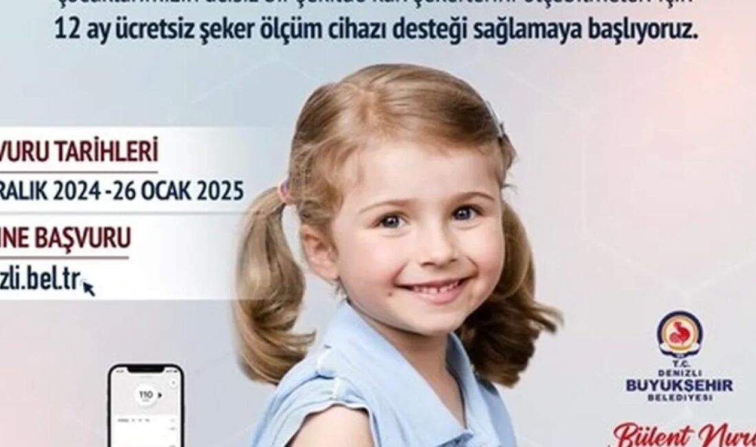 Denizli Büyükşehir Belediyesi, TİP-1 diyabet hastası çocukların yaşam konforunu artırmak
