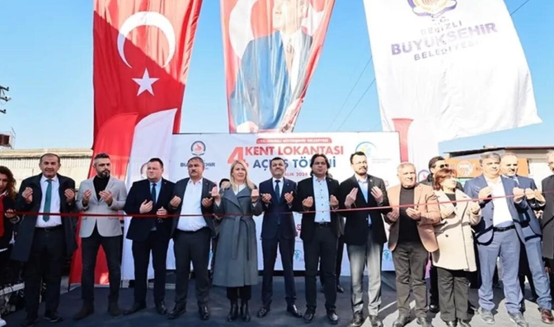 Denizli Büyükşehir Belediyesi, kent lokantalarına bir yenisini daha ekleyerek 3