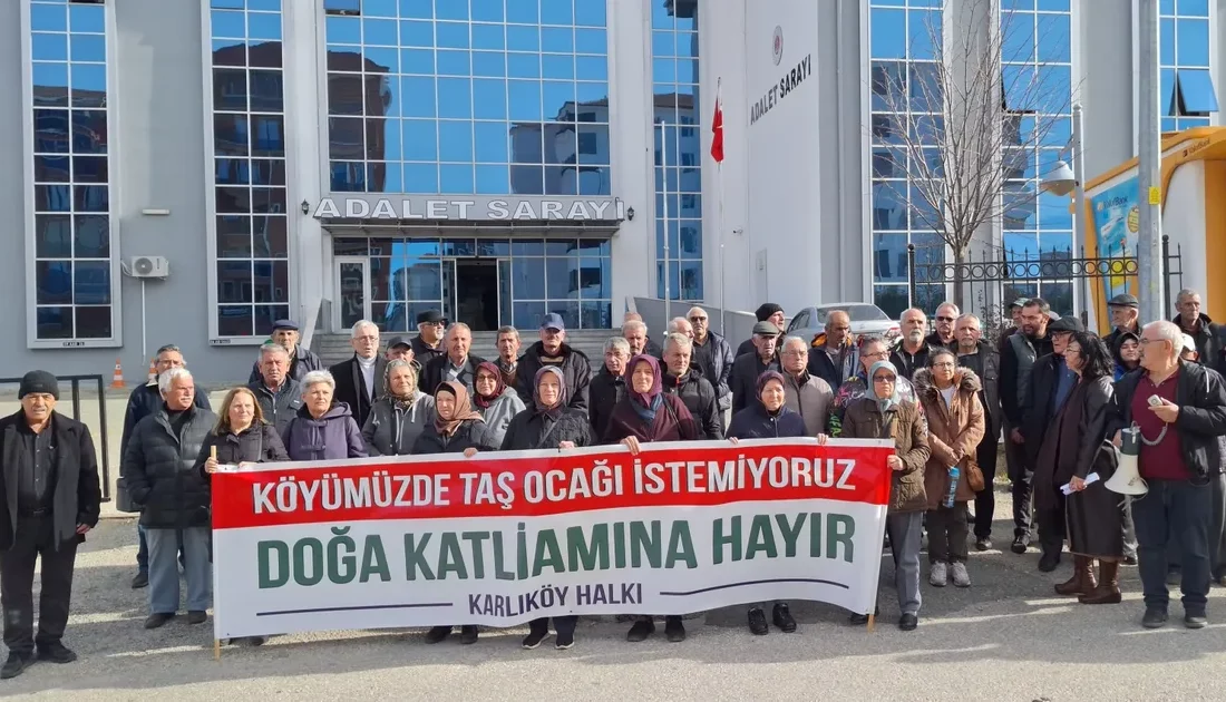 Edirne'de Karlıköy ve Yeşilköylüler ikinci taş ocağı davası için de