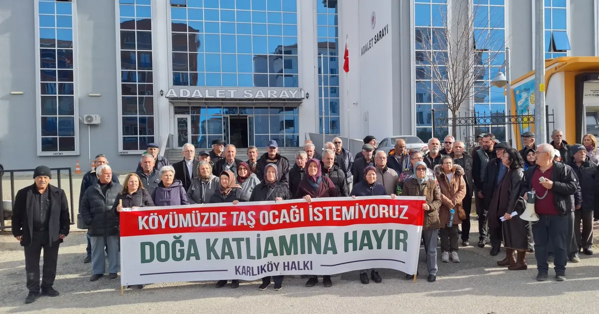 Edirne'de Karlıköy ve Yeşilköylüler ikinci taş ocağı davası için de
