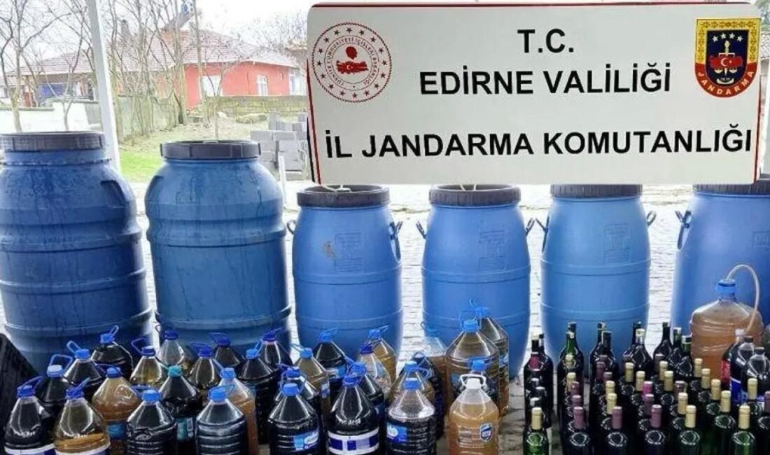 Edirne İl Jandarma Komutanlığı ekipleri, yılbaşı öncesinde sahte ve kaçak
