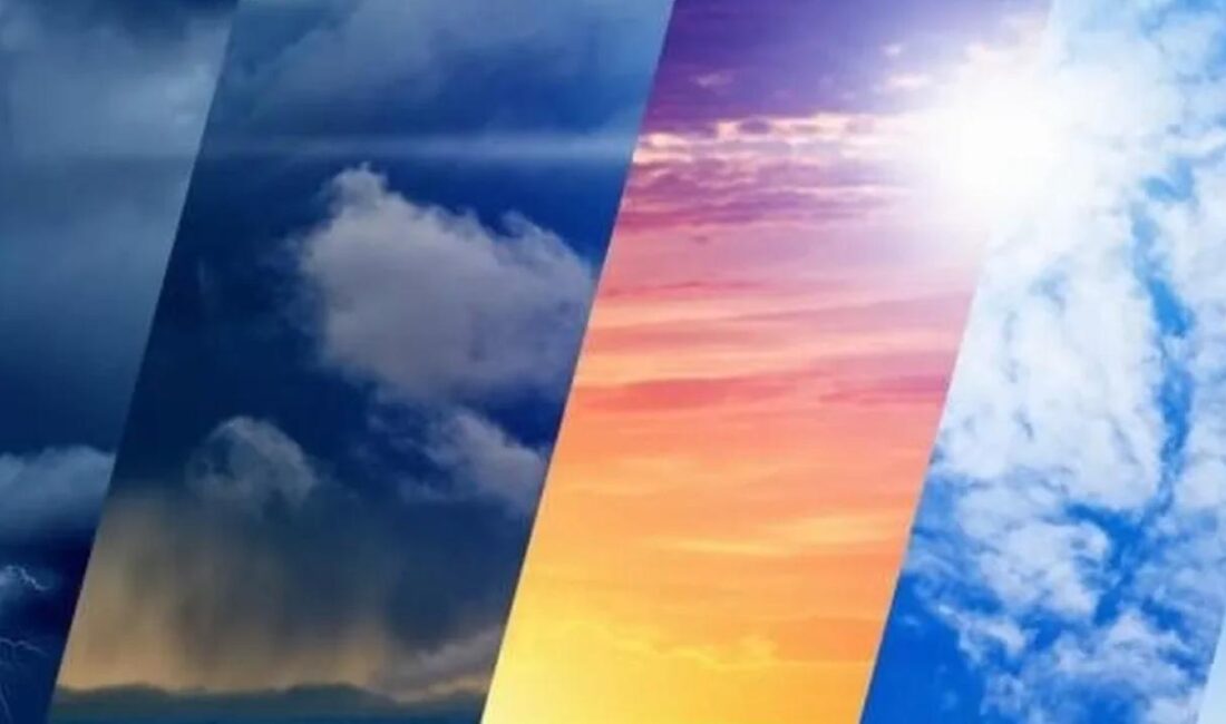 Meteoroloji'ye göre ülkemiz genelinde parçalı ve çok bulutlu havanın hakim