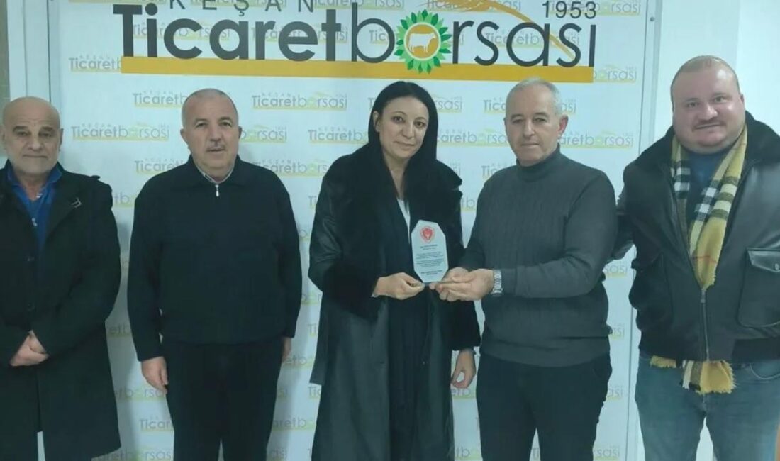 Edirne'de Keşan Anafartalar Spor Kulübü Başkanı Olgu Karataşoğlu ve yönetim