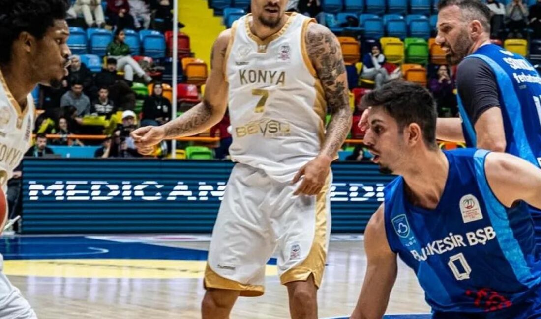 Konya Büyükşehir Belediyespor, Türkiye Sigorta Basketbol Ligi'nde 17. hafta maçında