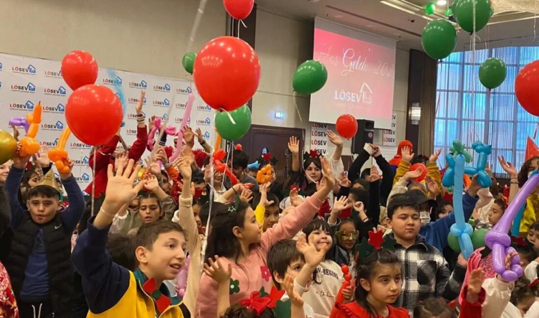 LÖSEV, her yılbaşında olduğu gibi bu yıl da lösemili çocuklar