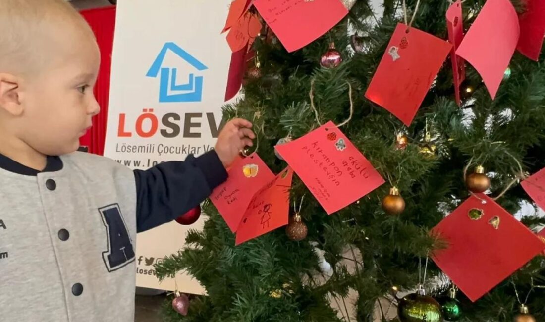 LÖSEV, her yılbaşında olduğu gibi bu yıl da lösemili çocuklar