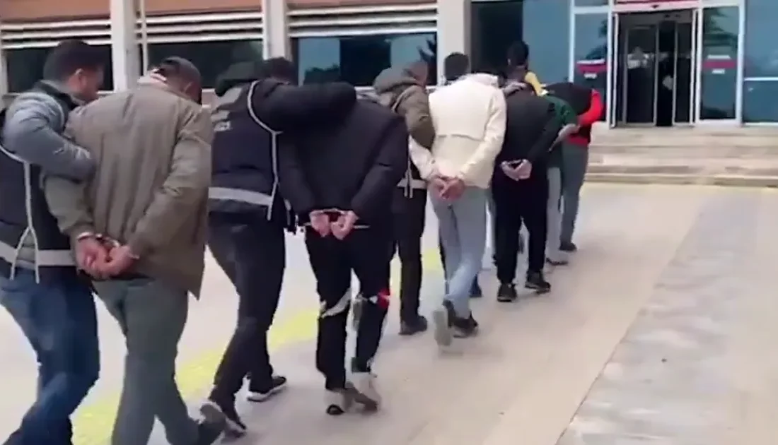 5 ayrı organize suç örgütüne yönelik son bir haftada 7