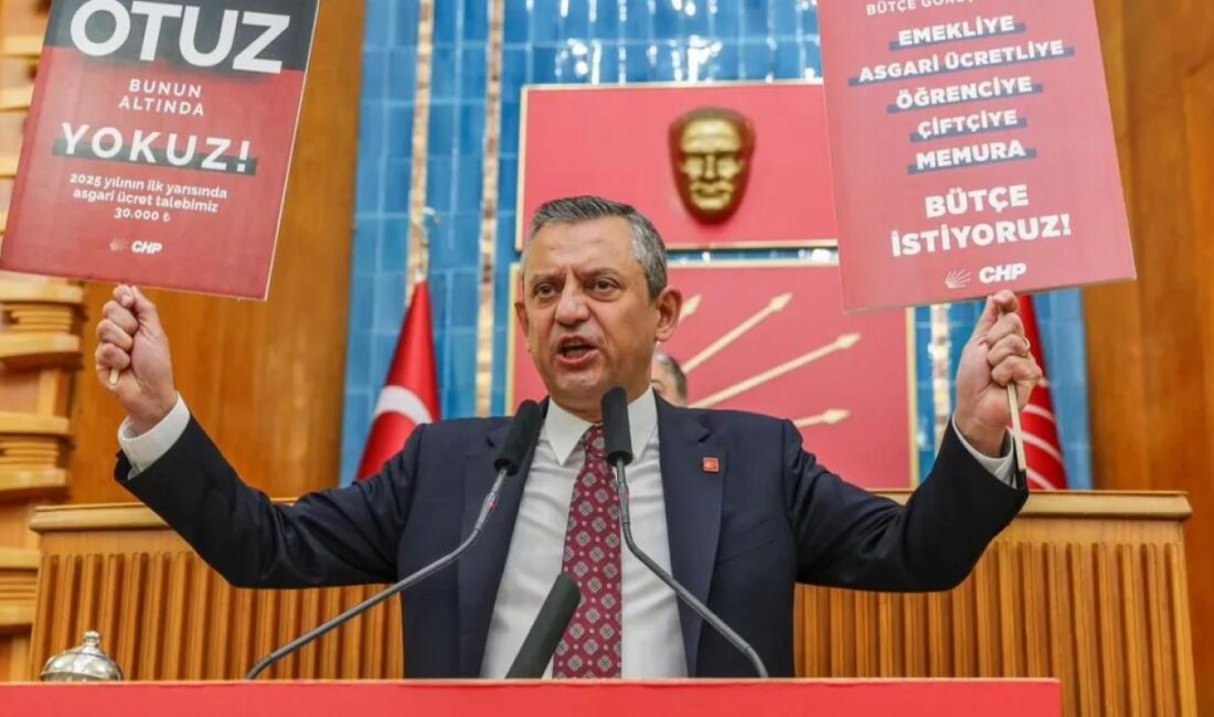 2025 yılı asgari ücretin açıklanması sonrasında CHP Genel Başkanı Özgür