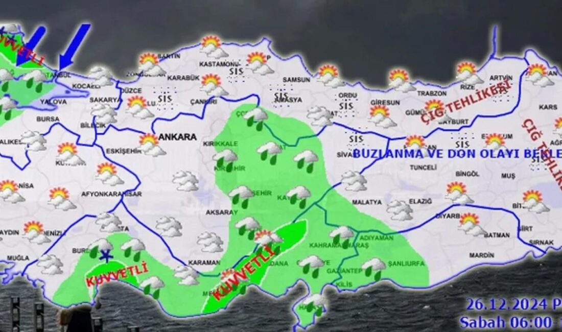 Meteoroloji, Marmara Bölgesi ve Kuzey Ege kıyılarında kuzeydoğu yönlerden yer