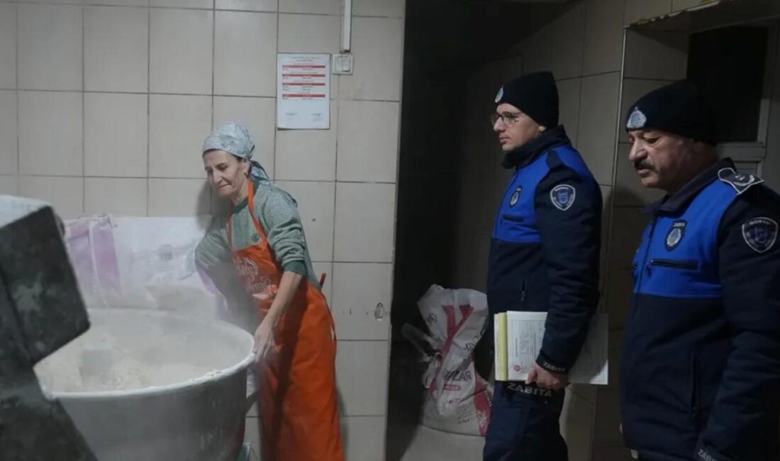 Bursa Gürsu Belediyesi Zabıta ekipleri yeni yıl öncesinde ve yeni