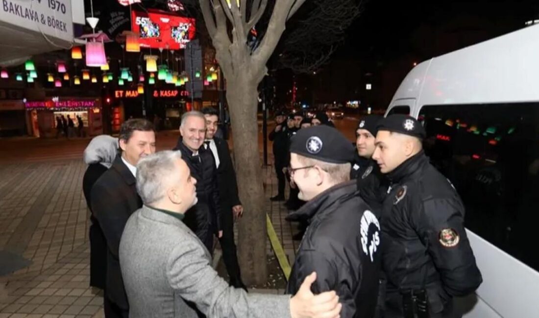 Bursa İnegöl protokolü yıl başı gecesi görevde olan kurumlara ve