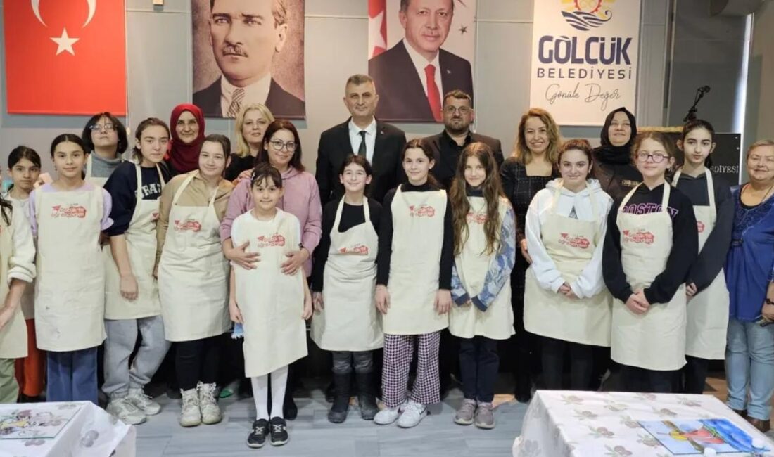 Kocaeli Gölcük Belediyesi tarafından düzenlenen ve yarıyıl tatilindeki öğrencilerin sanatsal