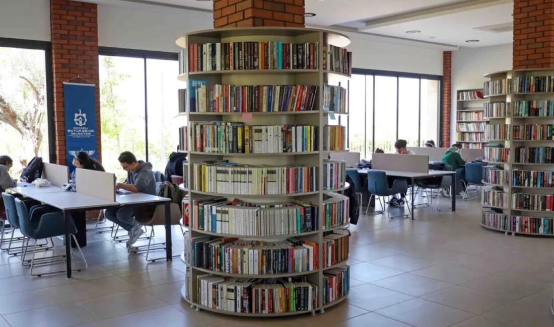Kocaeli Büyükşehir’in 6 ilçede bulunan modern kütüphanelerinden her gün binlerce