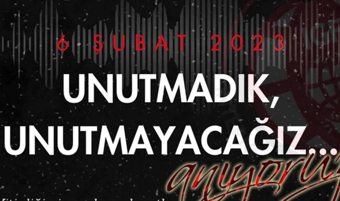 6 Şubat tarihi, hafızamıza acı anılarla yer etti.  'Asrın