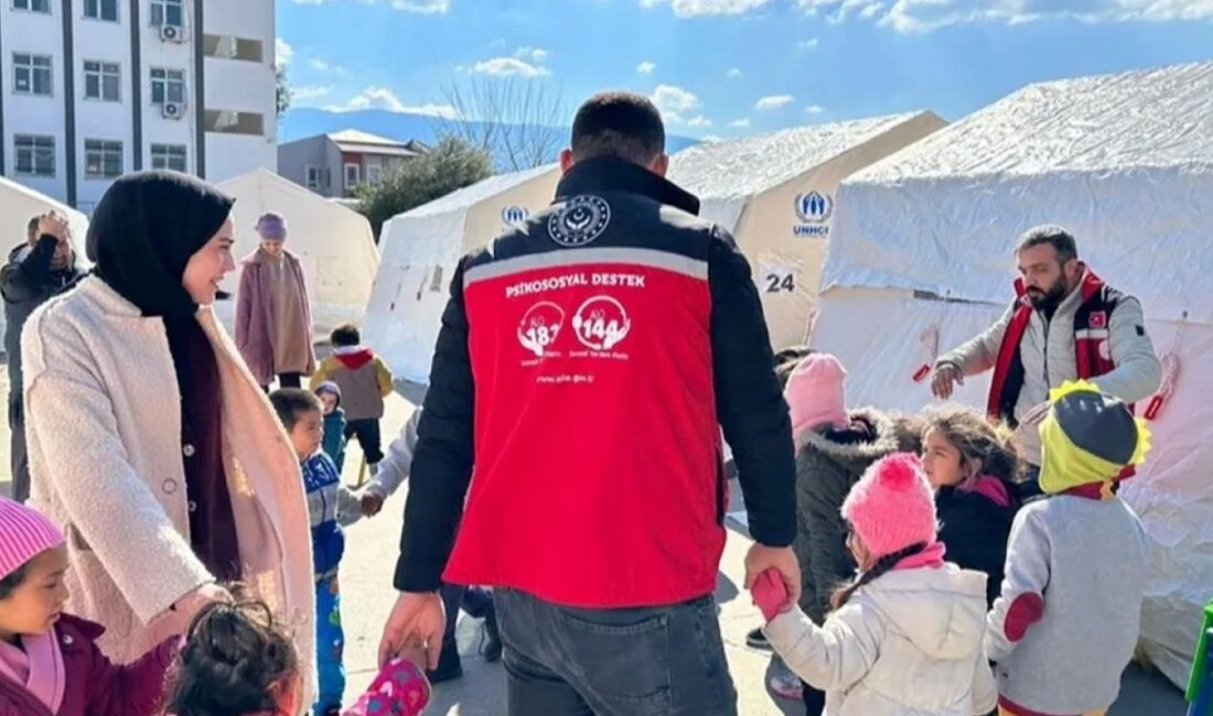 Aile ve Sosyal Hizmetler Bakanlığı, 6 Şubat'ta meydana gelen depremlerde