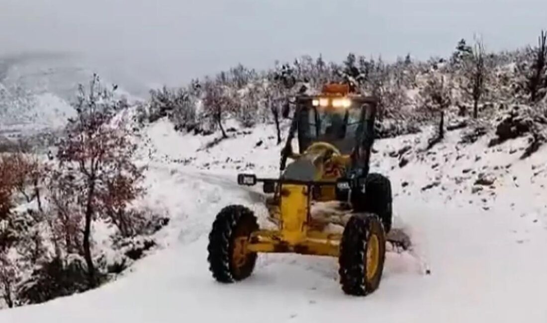 Diyarbakır Büyükşehir Belediyesi(DBB), Kulp ve Hani ilçelerinde kar nedeniyle kapanan