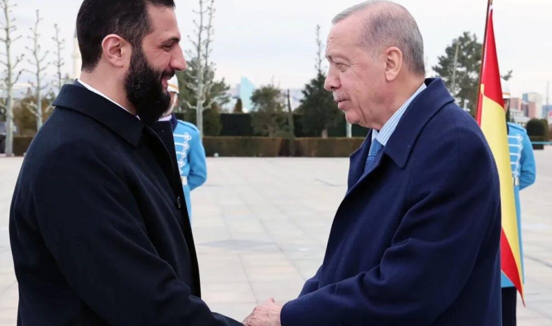 Cumhurbaşkanı Erdoğan, Suriye Arap Cumhuriyeti Geçiş Dönemi Cumhurbaşkanı Şara ile