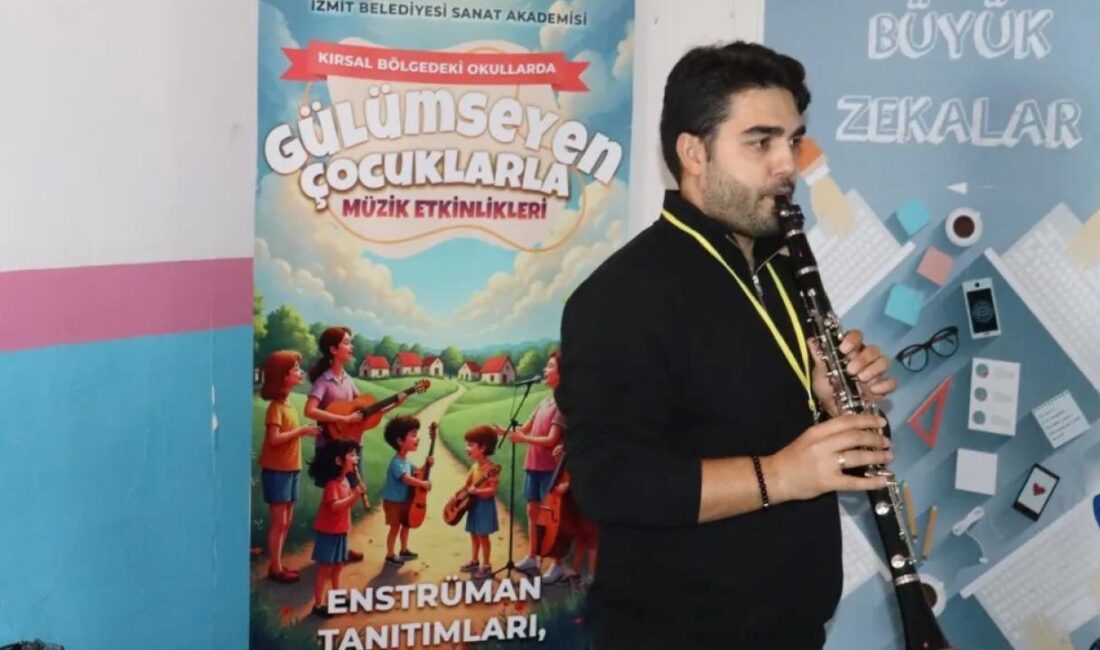 Kocaeli İzmit Belediyesinin kırsal mahallelerde düzenlediği ‘Gülümseyen Çocuklar Müzik Etkinliği’