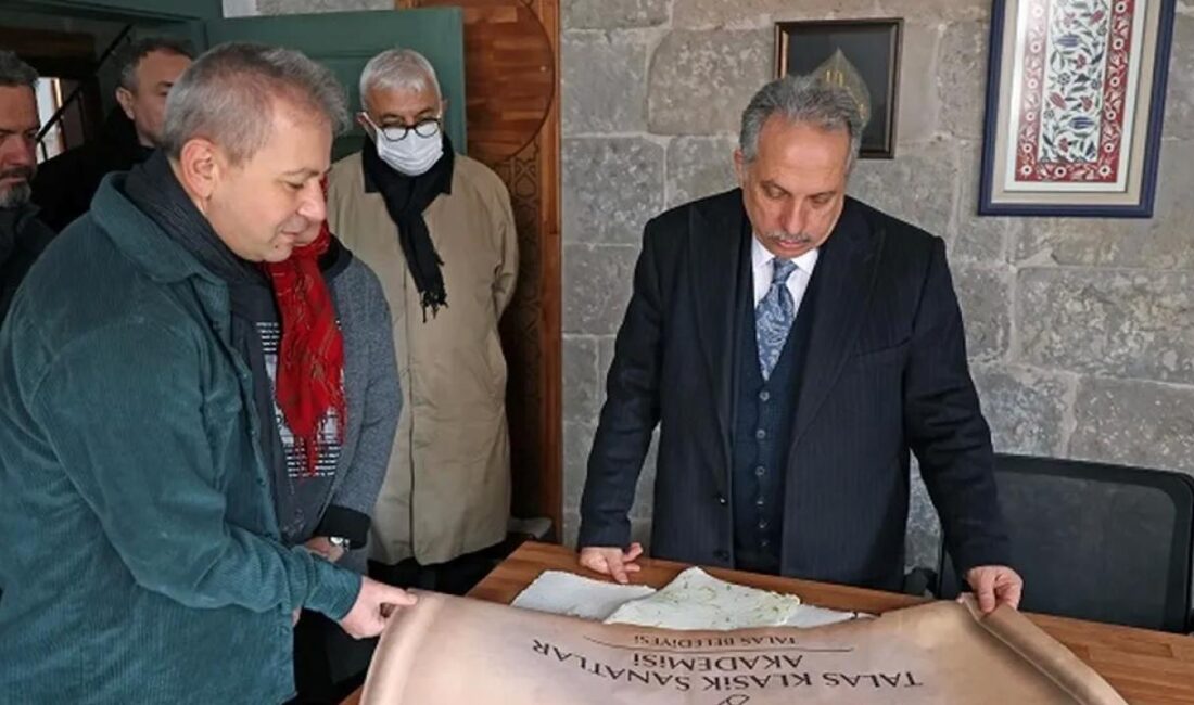 Kayseri Talas Belediye Başkanı Mustafa Yalçın tarafından yine bir ilk