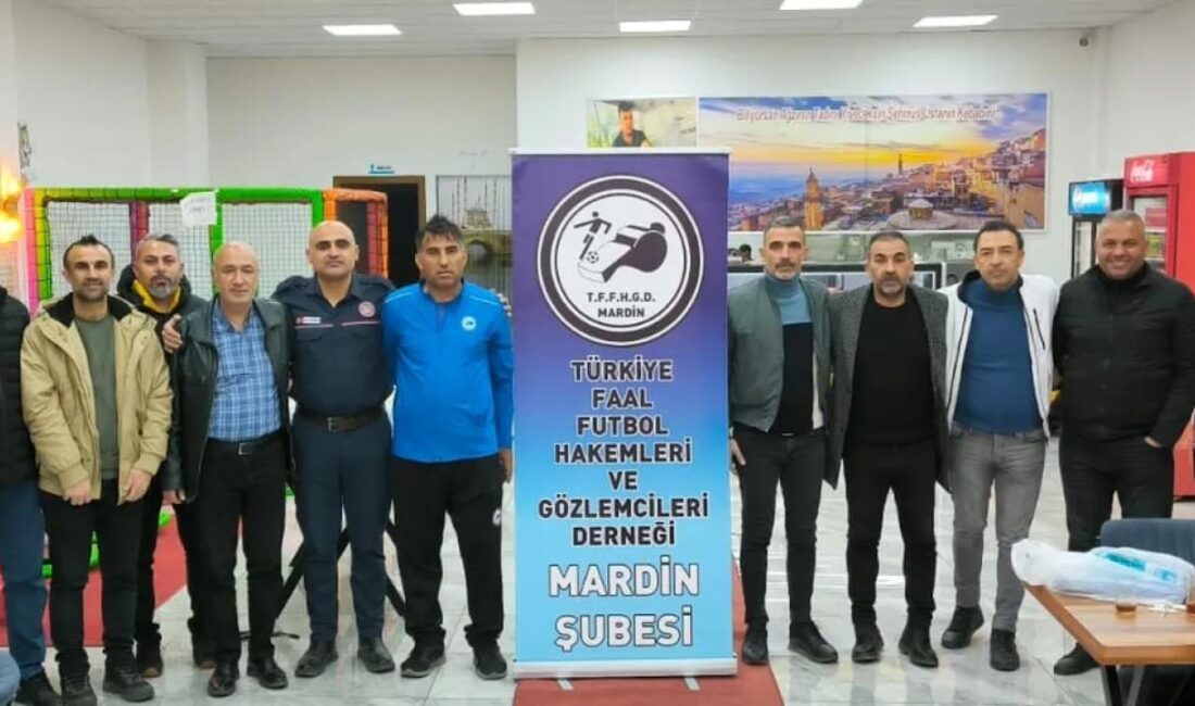 Mardin ve ilçelerinde görev yapan TFFHGD Hakem ve Gözlemciler birlik