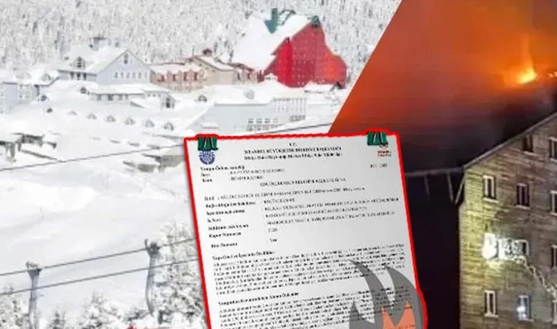 Bolu Kartalkaya’da 78 kişinin ölümüne sebep olan facia ile birlikte