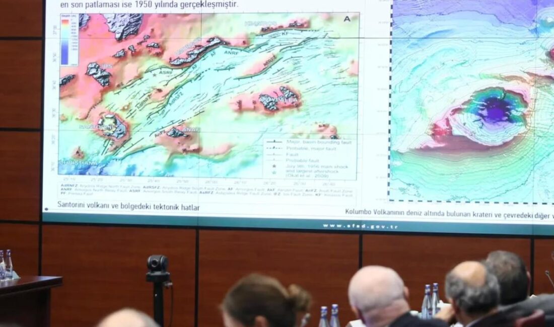 Ege Denizi’ndeki Santorini Adası’nda son günlerde gözlemlenen sismik aktivite ve