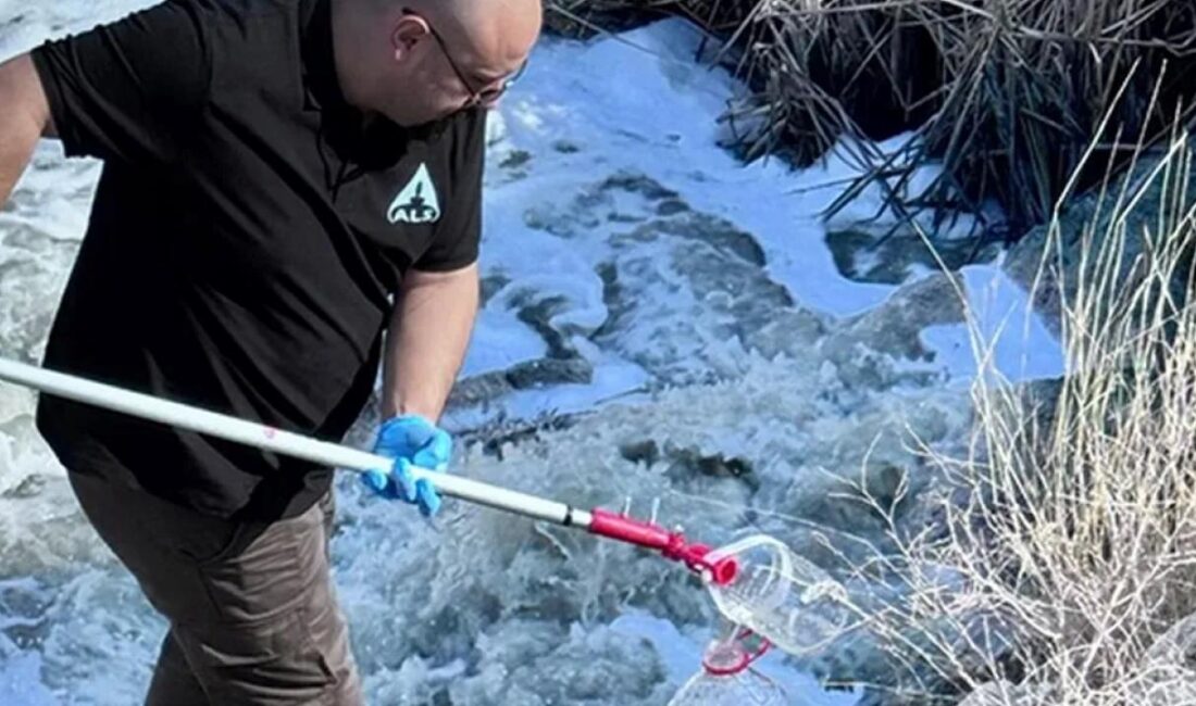 Adana Ceyhan Nehri’nde kirlilik ve balık ölümleri ihbarı üzerine harekete