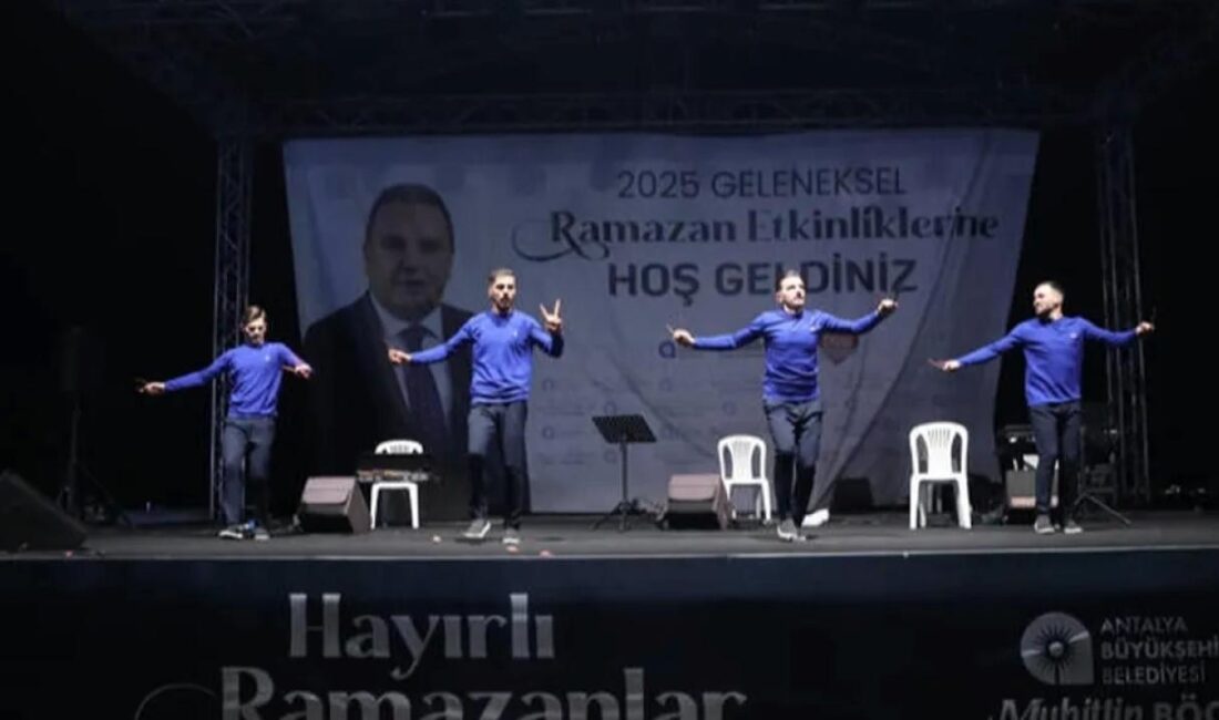 Antalya Büyükşehir Belediyesi’nin geleneksel Ramazan etkinlikleri kapsamında Konyalılar gecesi düzenlendi.