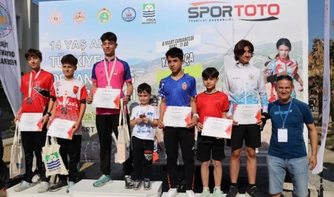 Türkiye U14 Oryantiring Yarışmalarının birinci kademesi Yeni Foça ve Foça’da